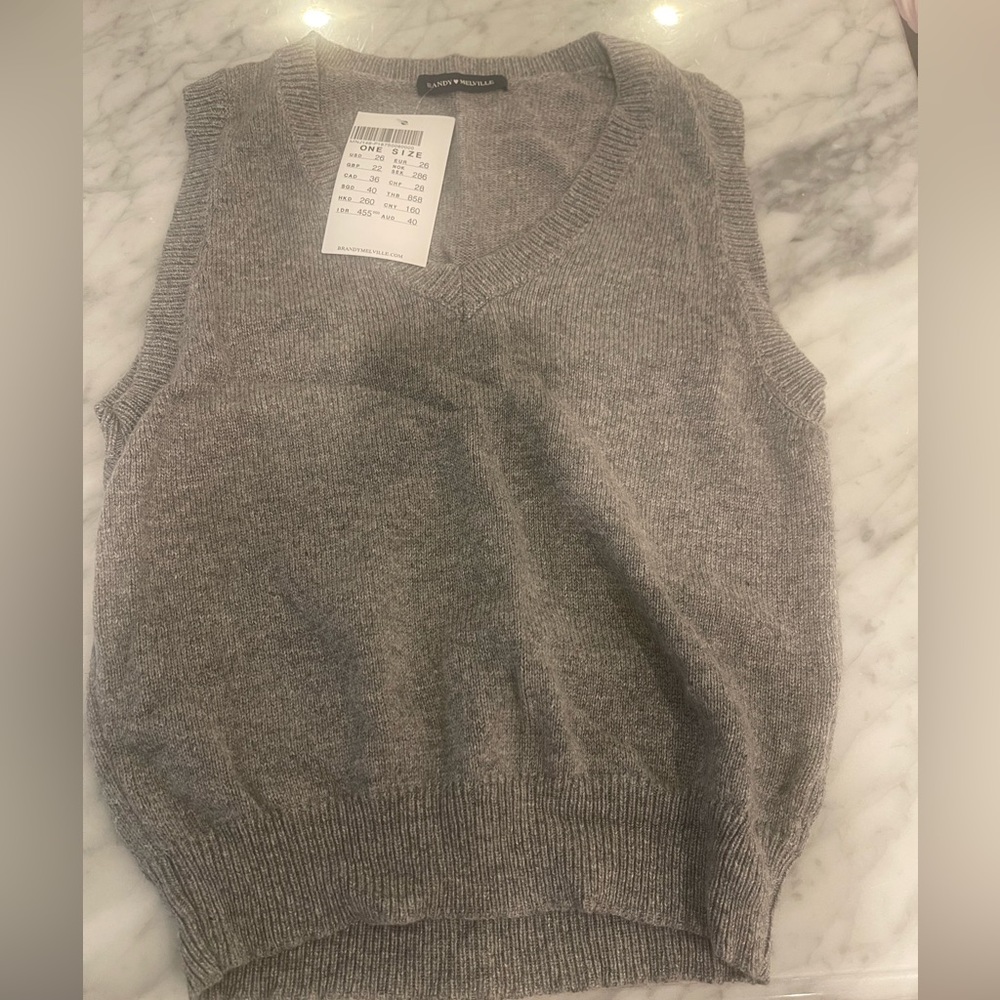 Brandy Melville sweater vest NEW!